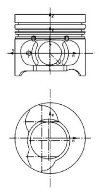 40190600 Piston Fits Dacia Logan Pickup MCV Express Duster Sandero Nissan Note