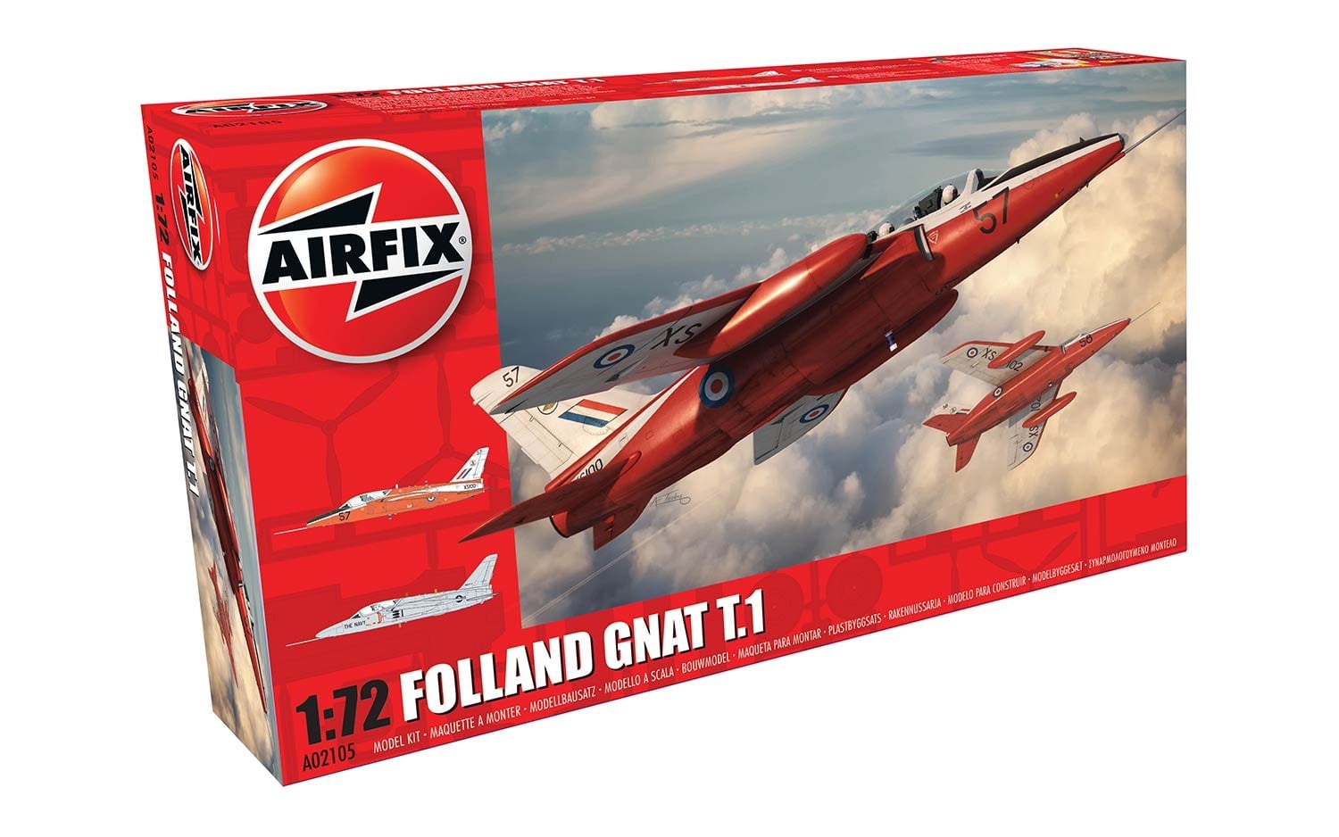 Airfix A02105 1:72 Folland Gnat T.1