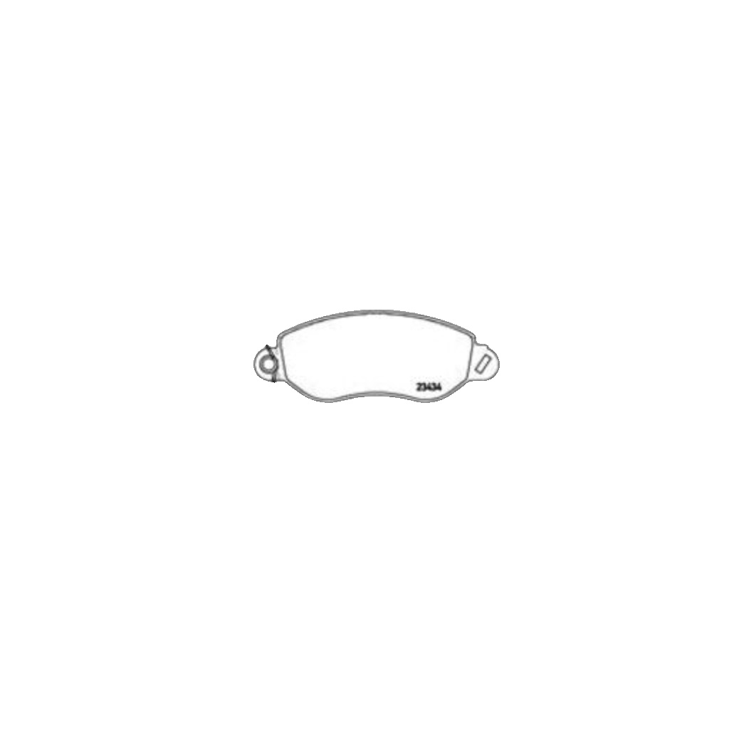 Brake pads P 56 042 BREMBO for NISSAN FAP
