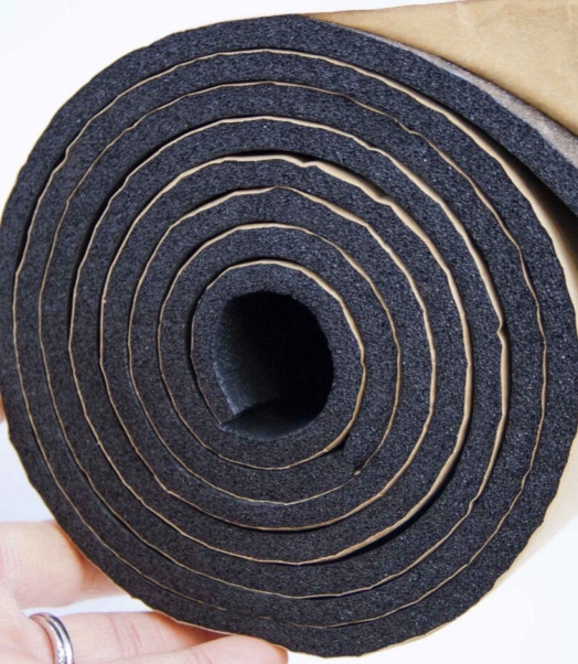 3x1m Self Adhesive Foam Sound Proofing Deadening Audio Camper Van Insulation 6mm