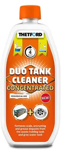 Thetford Duo Waste Tank Cleaner Concentrate Caravan Motorhome Grey Tank Chemical