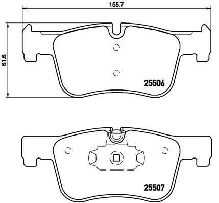Brake Pads Set Front P06070X Brembo 34106884243 34112468431 34116850568 25507 - Image 19