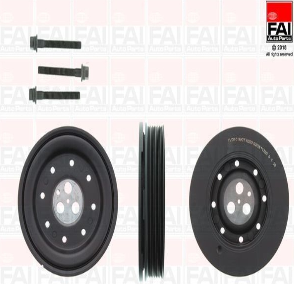 FAI FVD1018K Crankshaft Belt Pulley Set Fits Ford Jaguar