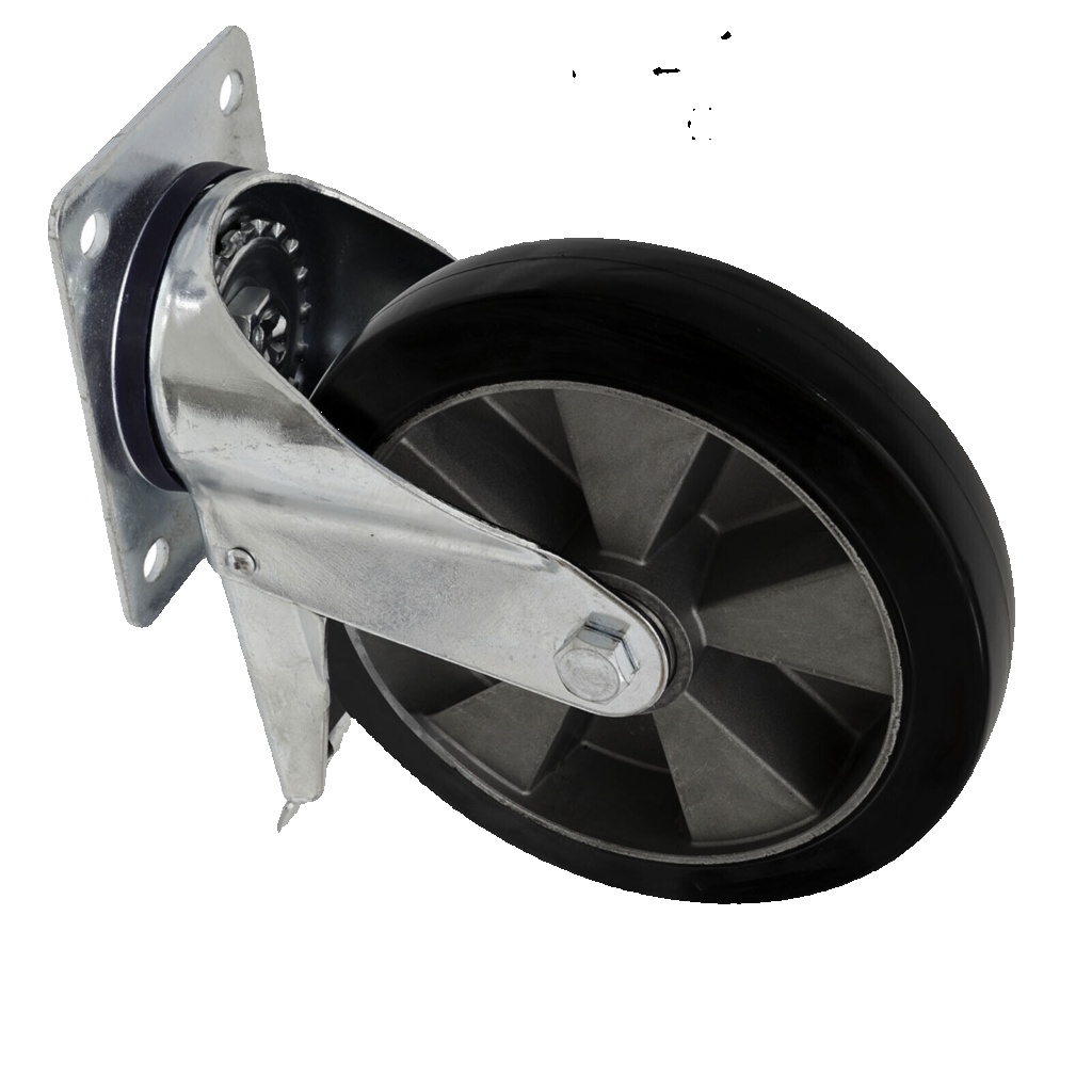 Sealey SCW5200SPLEM 200mm Castor Wheel with Swivel Plate & Total Lock