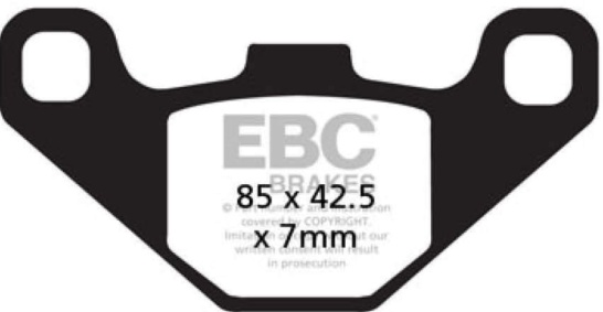 EBC Motorcycle TT Brake Pads Front Left Aeon Cobra 400 Supermoto Quad 2013-2015