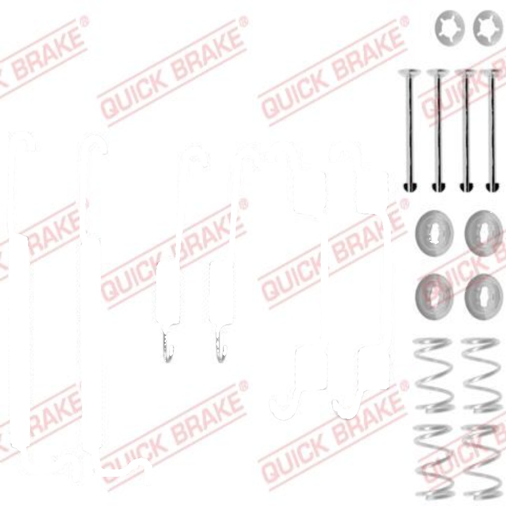 Original QUICK BRAKE Accessory Kit Shoes 105-0849 for Chevrolet Daewoo Vauxhall