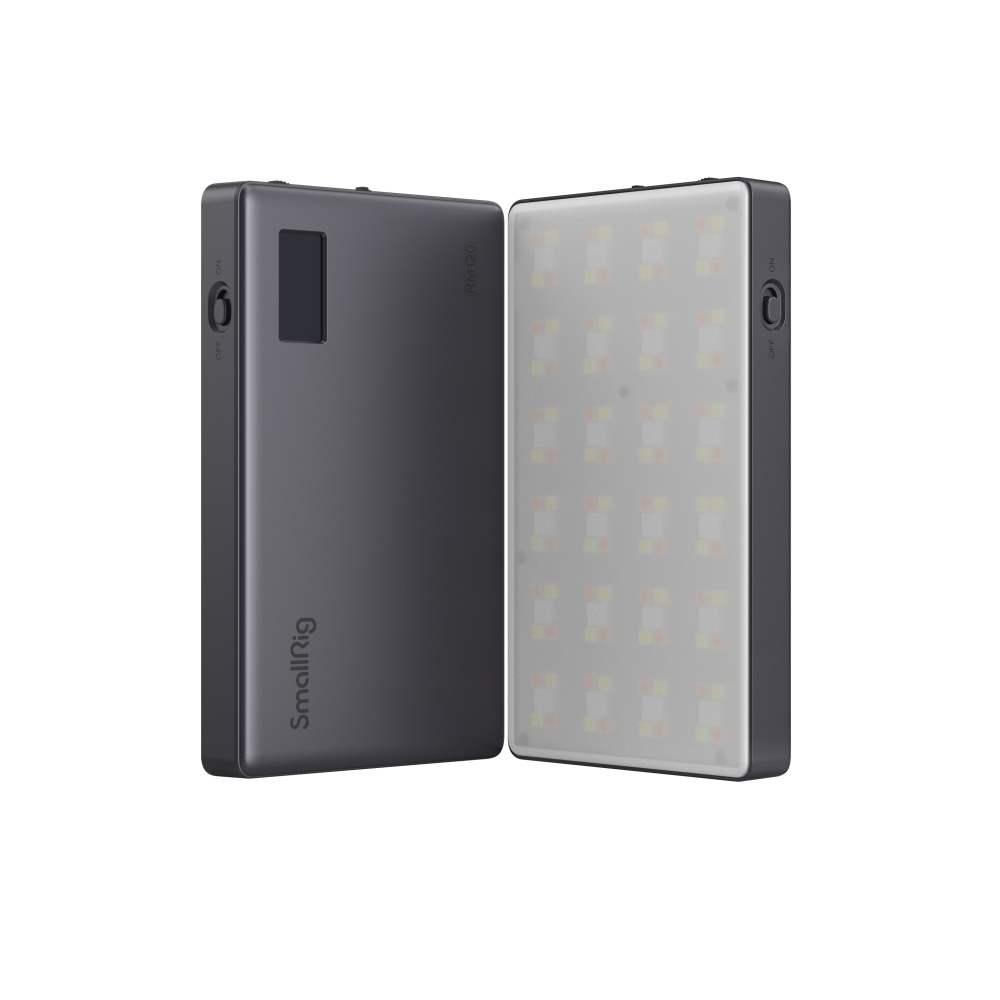 SmallRig RM120 Long-Battery-Life RGB Video Light 3Hours Max Brightness-3808