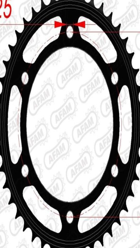 Honda CBR1000RR-R/SP (525 OE) 2020-2021 AFAM Steel Rear Sprocket Standard 40T