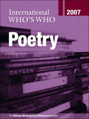 International Who's Who in Poetry 2007 - 9781857433609