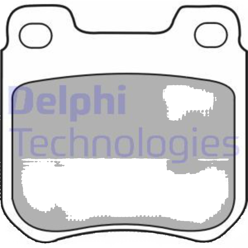 Brake pads Organic LP1441 DELPHI for SAAB 900 II 900 II Convertible 900 II Coupe