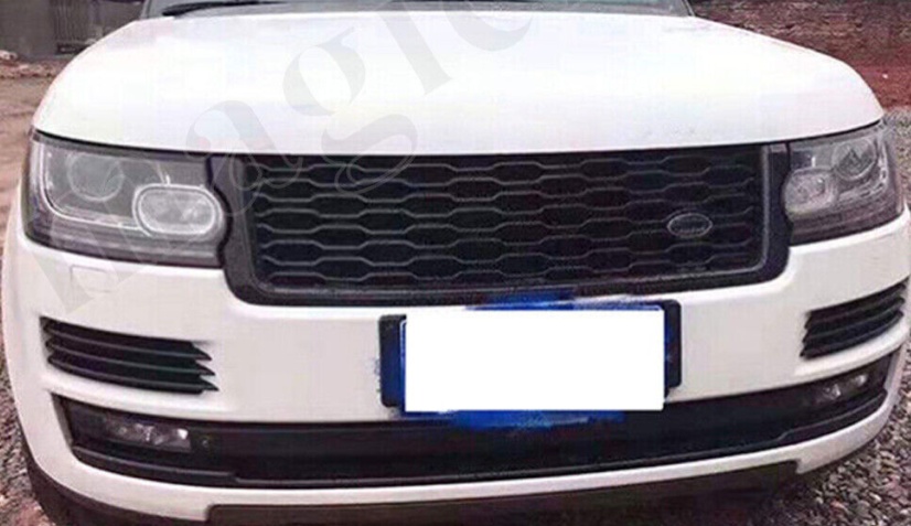 FACELIFT 2018 LOOK GRILL GRILLE GLOSS BLACK FOR RANGE ROVER VOGUE L405 13-17 UK