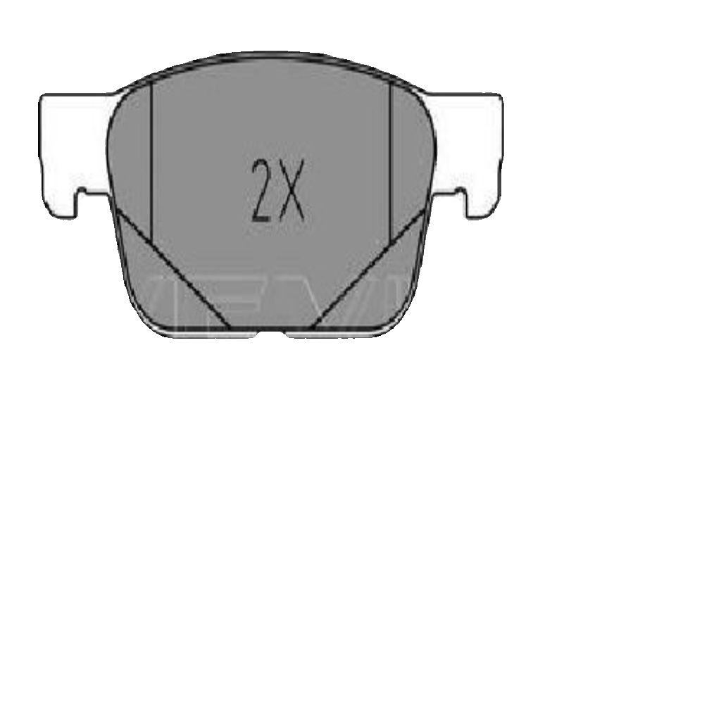 Front MEYLE 025 223 8317/PD Brake Pad Set, disc brake for AUDI