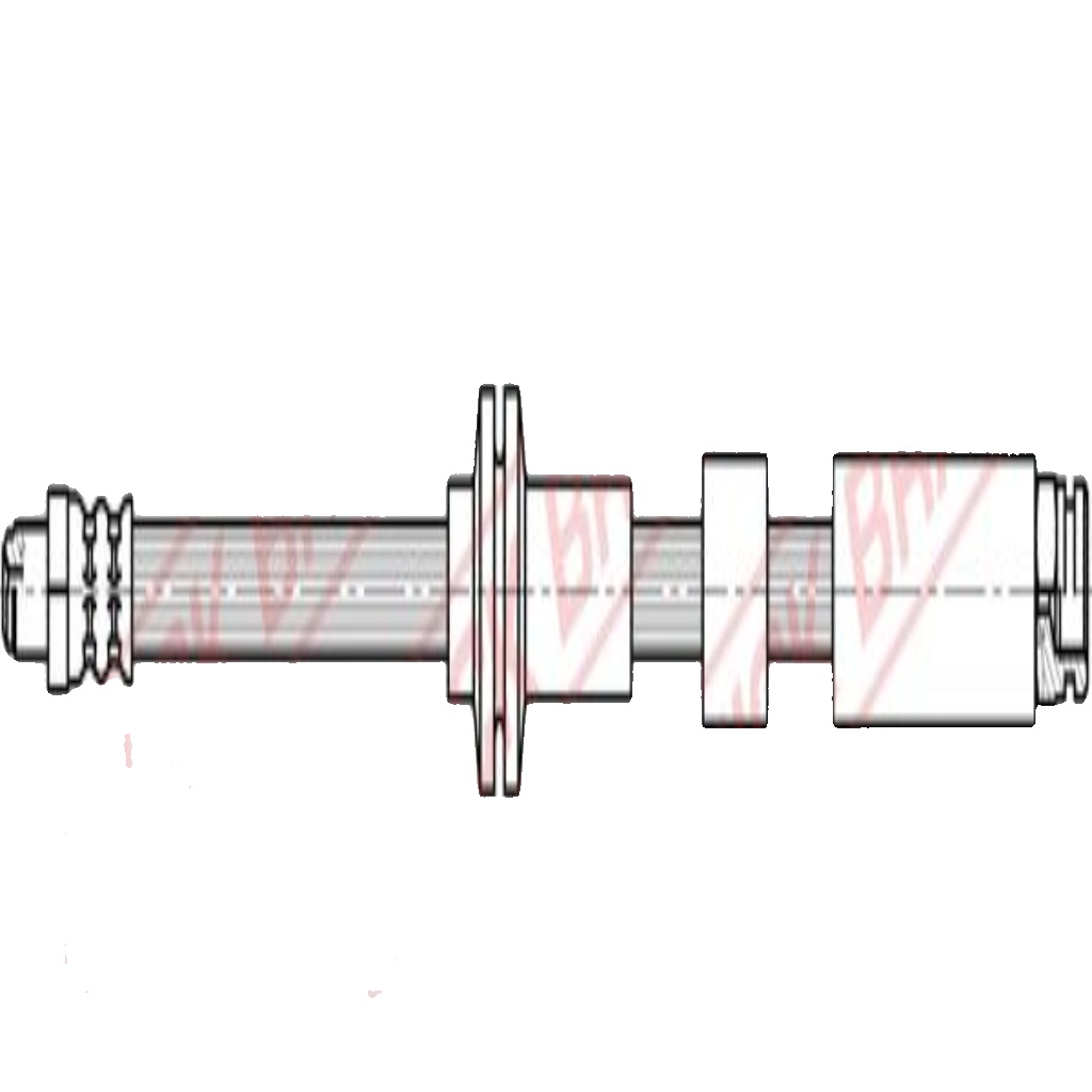 Front Left QUICK BRAKE 32.811 Brake Hose for ABARTH,FIAT,FORD,LANCIA