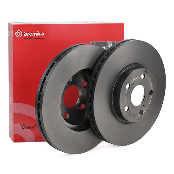2x Brake Discs Pair Vented Front 277mm 09.9799.11 Brembo Set 4351205040 Quality