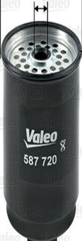 Fuel filter Spin-on Filter 587720 VALEO for FORD METROCAB