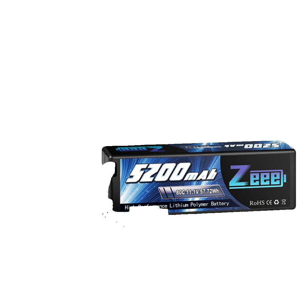 2x Zeee 11.1V 3S LiPo Battery 5200mAh 80C EC5 Hardcase for RC Car Boat UAV Heli