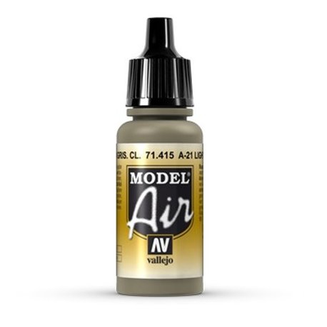 VAL71415 - AV Vallejo Model Air 17ml  - A-21 Light Greyish Brown
