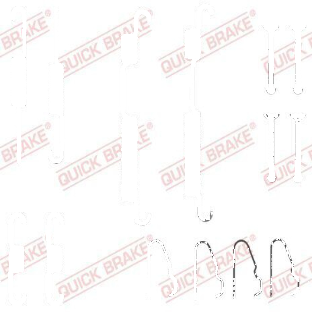 Original Quick Brake Brake Shoe Accessory Kit 105-0054 for Hyundai KIA