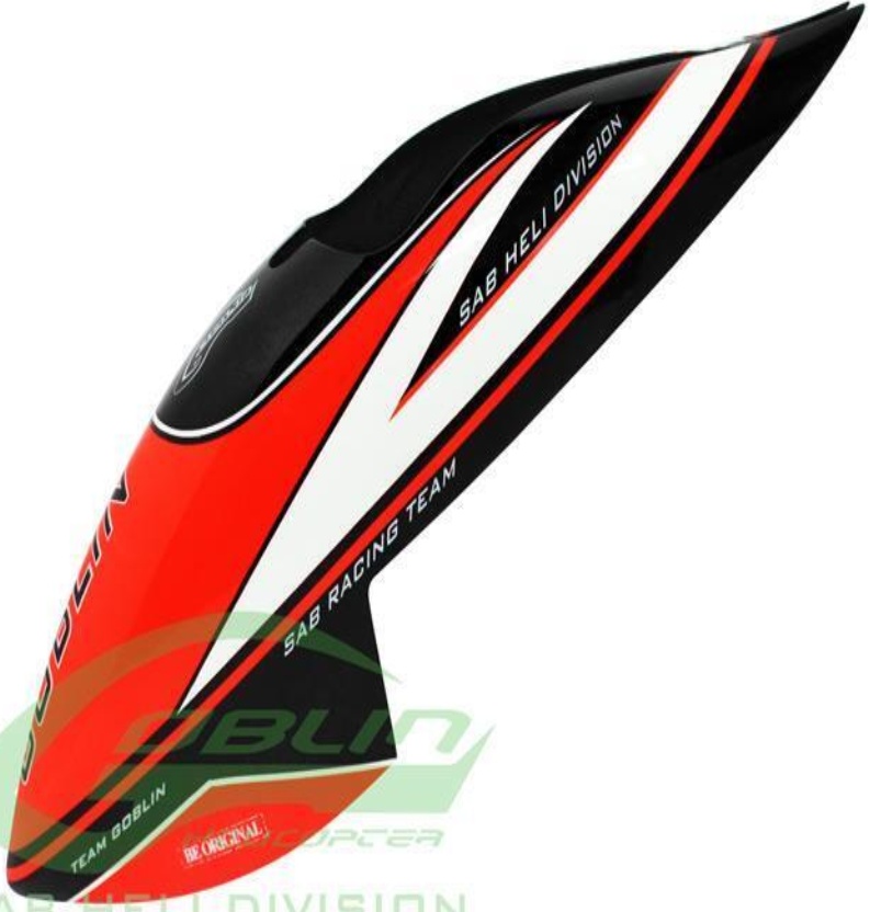 SAB Goblin Mini Comet Canopy Black/Red : H0922-S