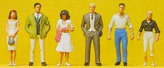 Preiser 10022 Passers By (Pk6) Exclusive Figure Set HO Gauge