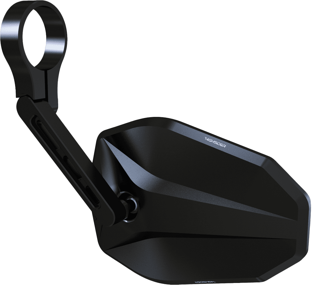 Highsider Pro Victory-Blast Short Black Handlebar Counterweight Mirror