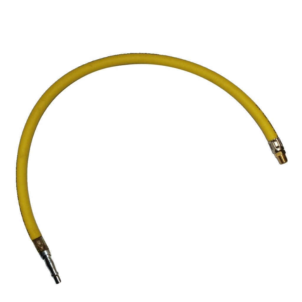 Hi-Viz 300PSI  Whip Hose - 1/4'' BSP Male +  PCL Type Tail 010