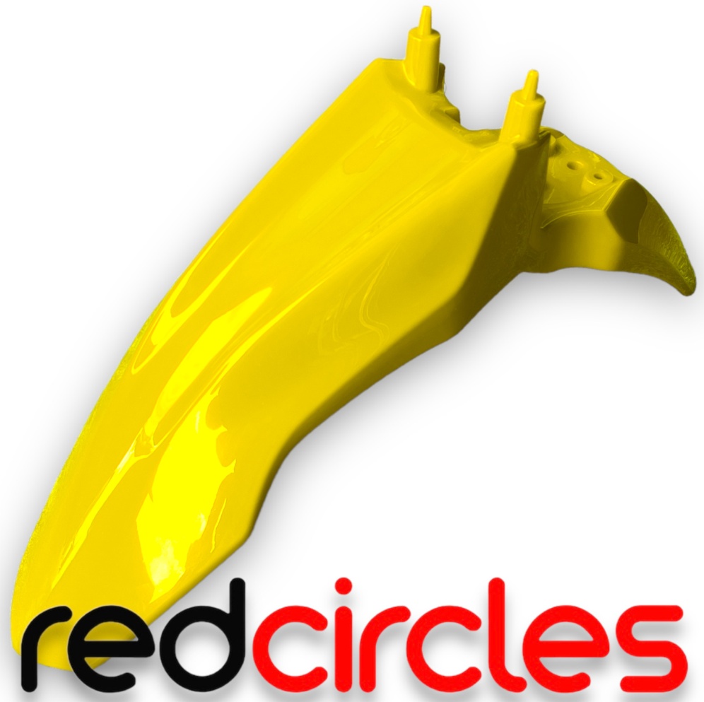 YELLOW CRF110 PIT BIKE PLASTIC FRONT FENDER MUDGUARD Fits CRF 110 CW, WPB, BUCCI