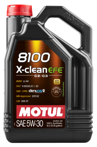 Motul 8100 X-Clean EFE 5w-30 Fully Synthetic Car Engine Oil - 5 Litres