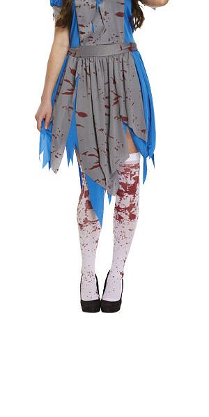 Horror Scary Alice In Wonderland Halloween Fancy Dress Costume Size 12 - 14