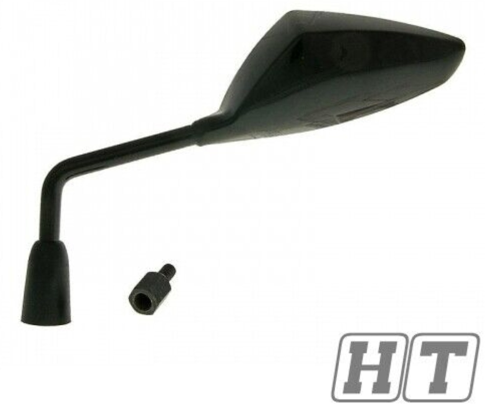 Left Rearview Mirror Universal V Parts with Adapters for Motorcycle Spare Parts