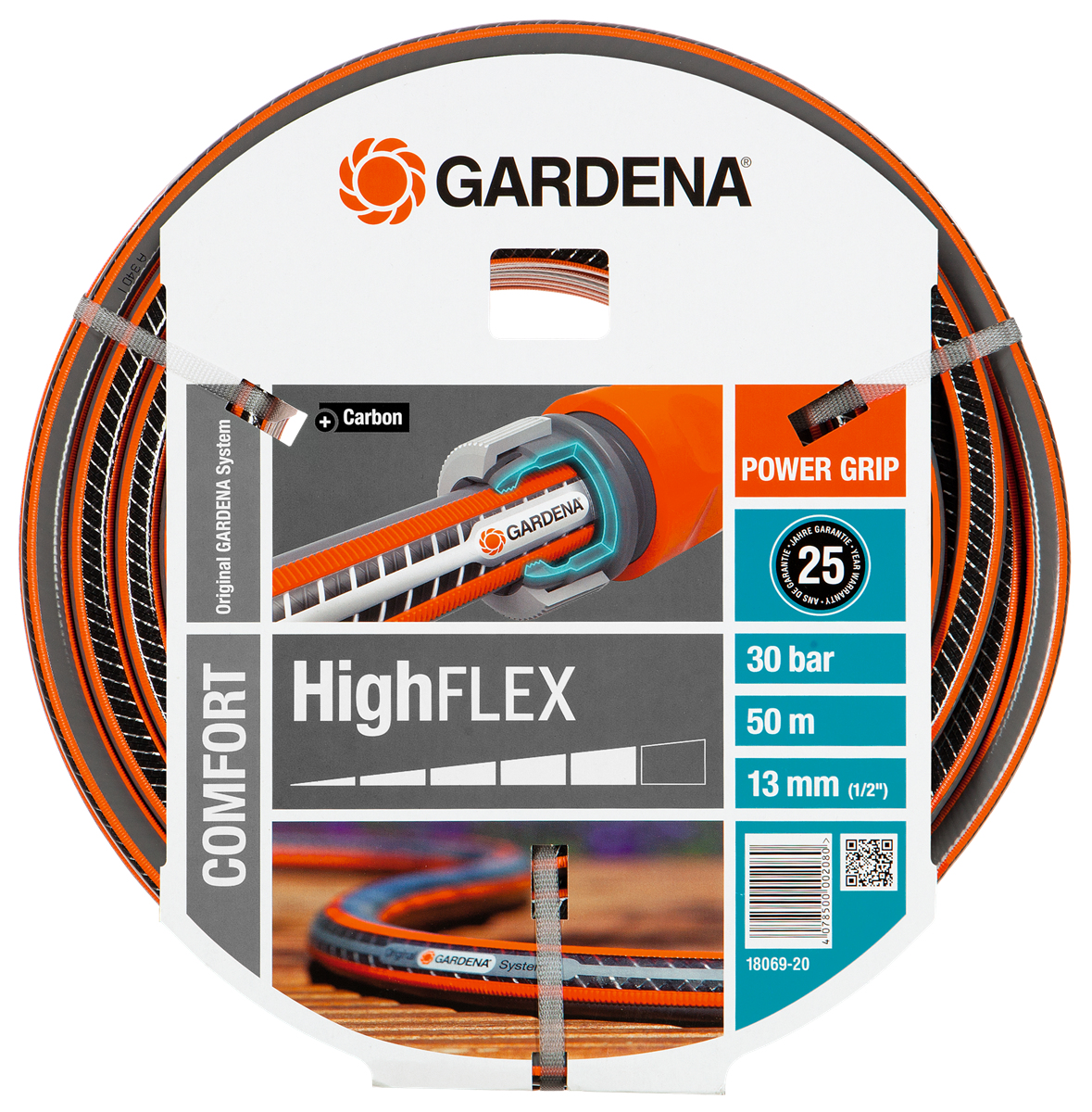 Genuine GARDENA Comfort HighFLEX Garden  HOSE 50 m - 18069-20 4078500002080 WRT