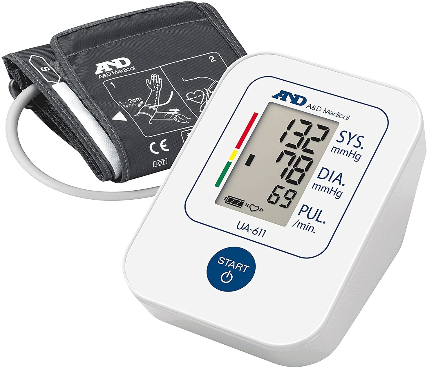 A&D Medical UA-611 Upper Arm Blood Pressure Monitor