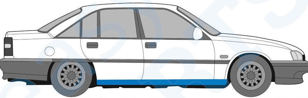 VAUXHALL CARLTON OPEL OMEGA A 1986-1993 FULL SILL REPAIR PANEL / RIGHT RH