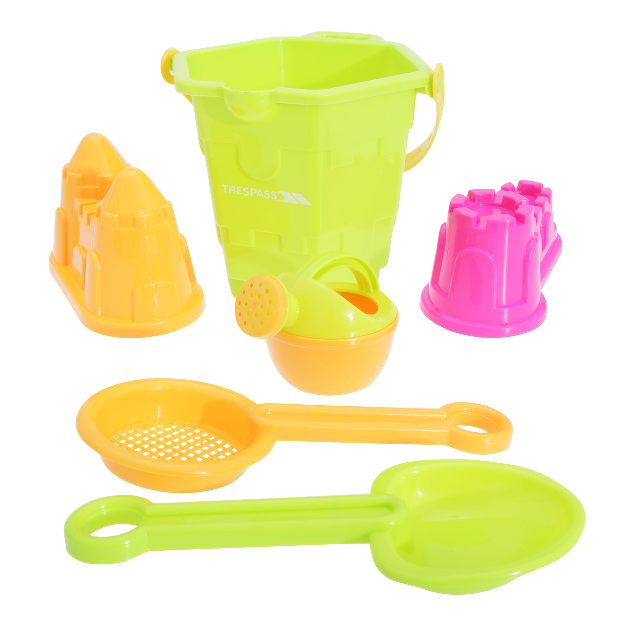 Trespass Digga Plastic Beach Bucket & Spade Set