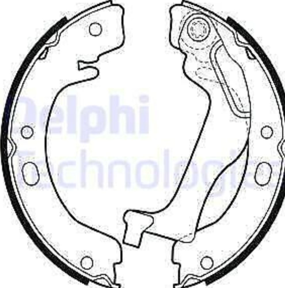 Fits DELPHI LOCKHEED HAMULCE LS2003 BRAKE SHOES. RENAULT Twingo 2007> ⭐UK Stock⭐