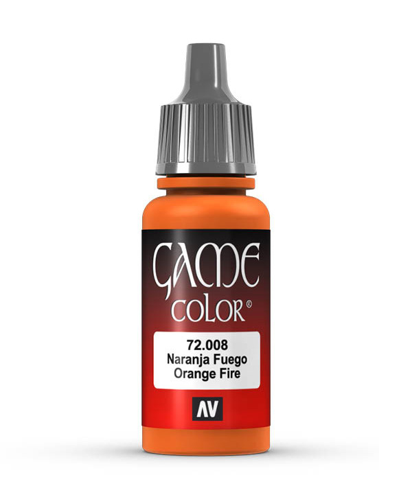 Vallejo Game Color 17ml - Orange Fire - 72.008 - Image 8