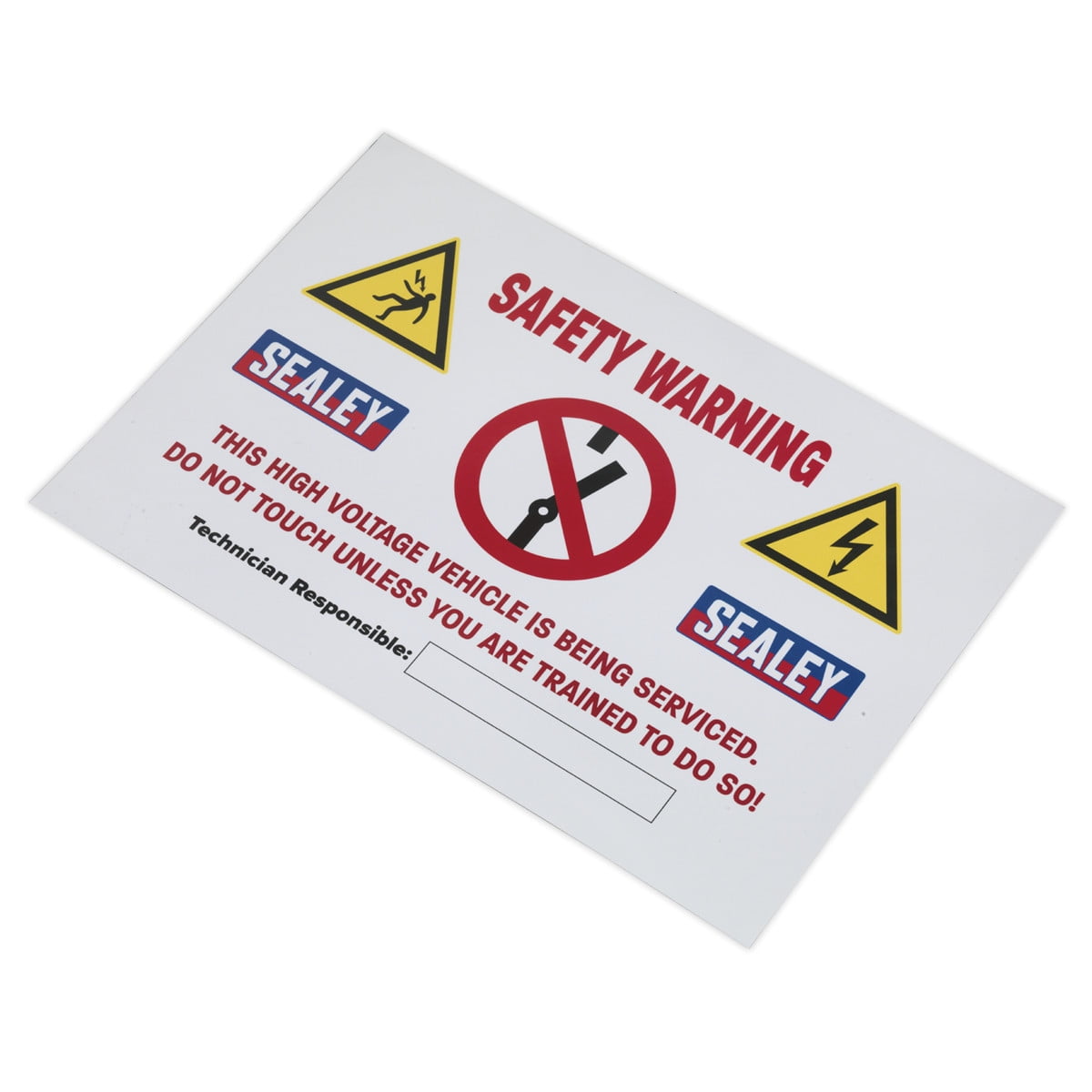 Sealey Hybrid/Electric Vehicle Warning Sign HYBRIDSIGN - Image 9