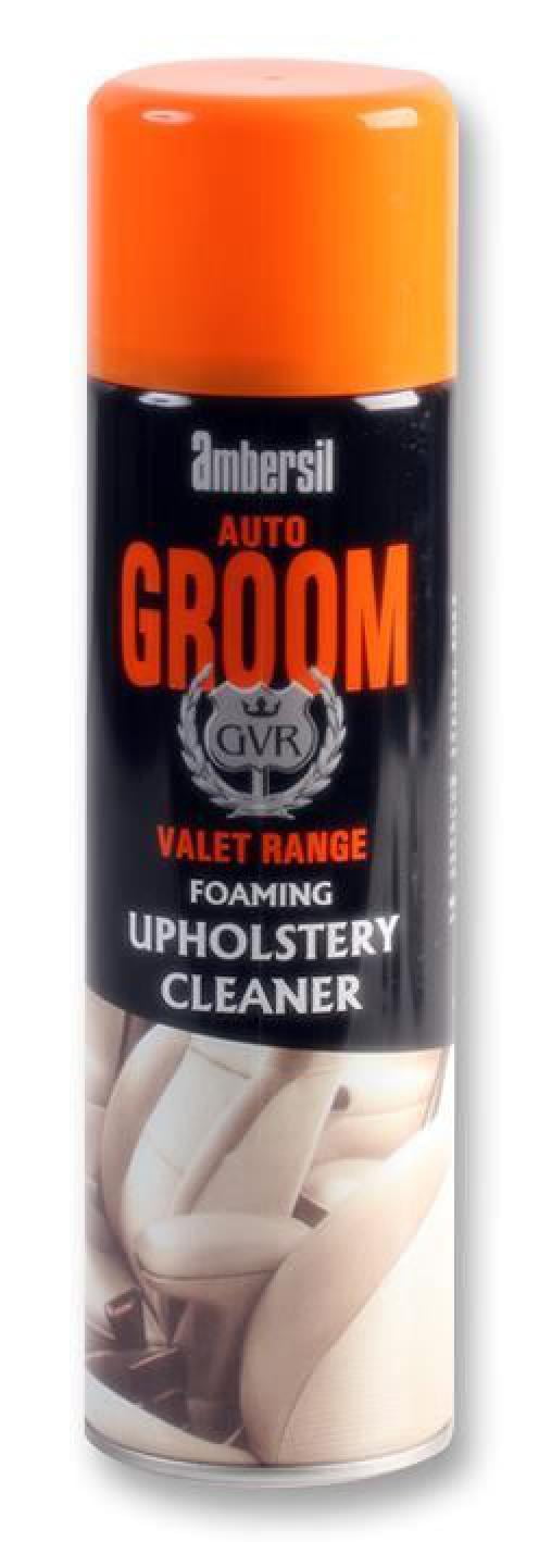 AMBERSIL AUTO GROOM - FOAMING UPHOLSTERY INTERIOR CLEANER - EFFECTIVE CLEANING