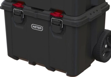 Keter Stack Roll Modular Storage System Organiser Tool Case Toolbox Mobile Cart