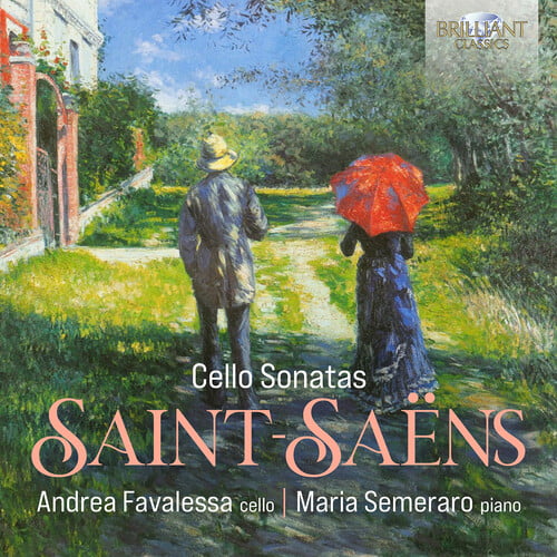 95421 Andrea Favalessa/Maria Semeraro Saint-Saens: Cello Sonatas CD 95421 NEW