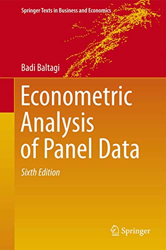 Econometric Analysis of Panel Data - 9783030539528