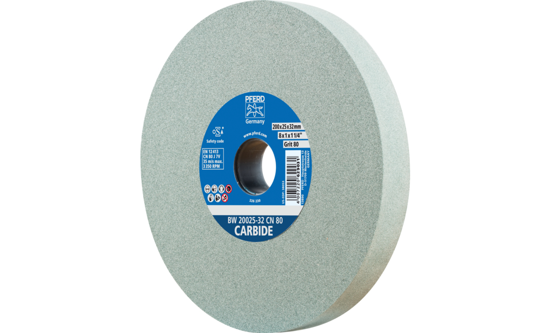 PFERD BW Bench grinder Disc 200mm carbide wheel for hard materials
