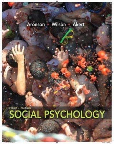 Social Psychology Aronson Pratkanis Hardback Edward Elgar 9781852784225
