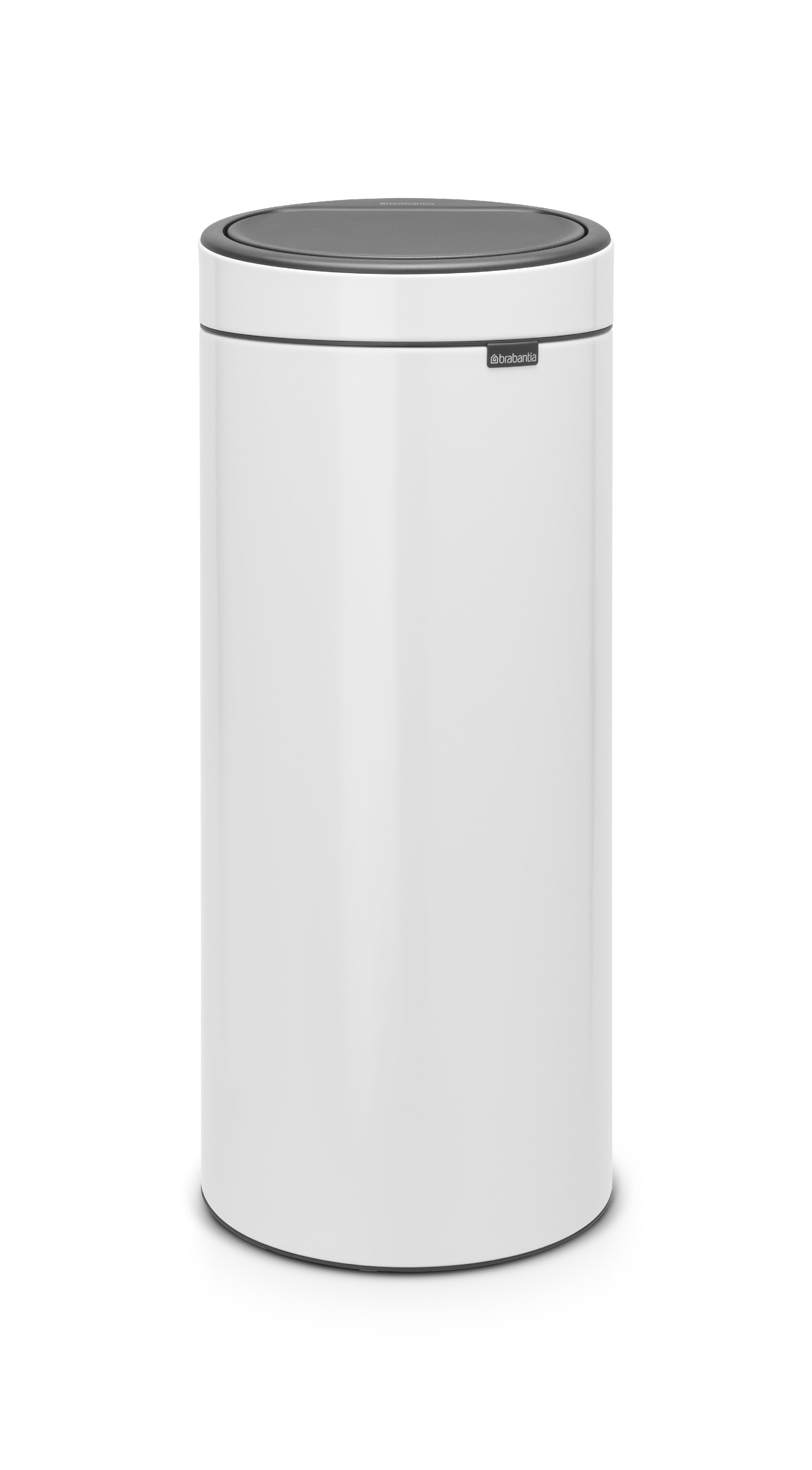 Brabantia Unisex White Touch Bin New, 30L