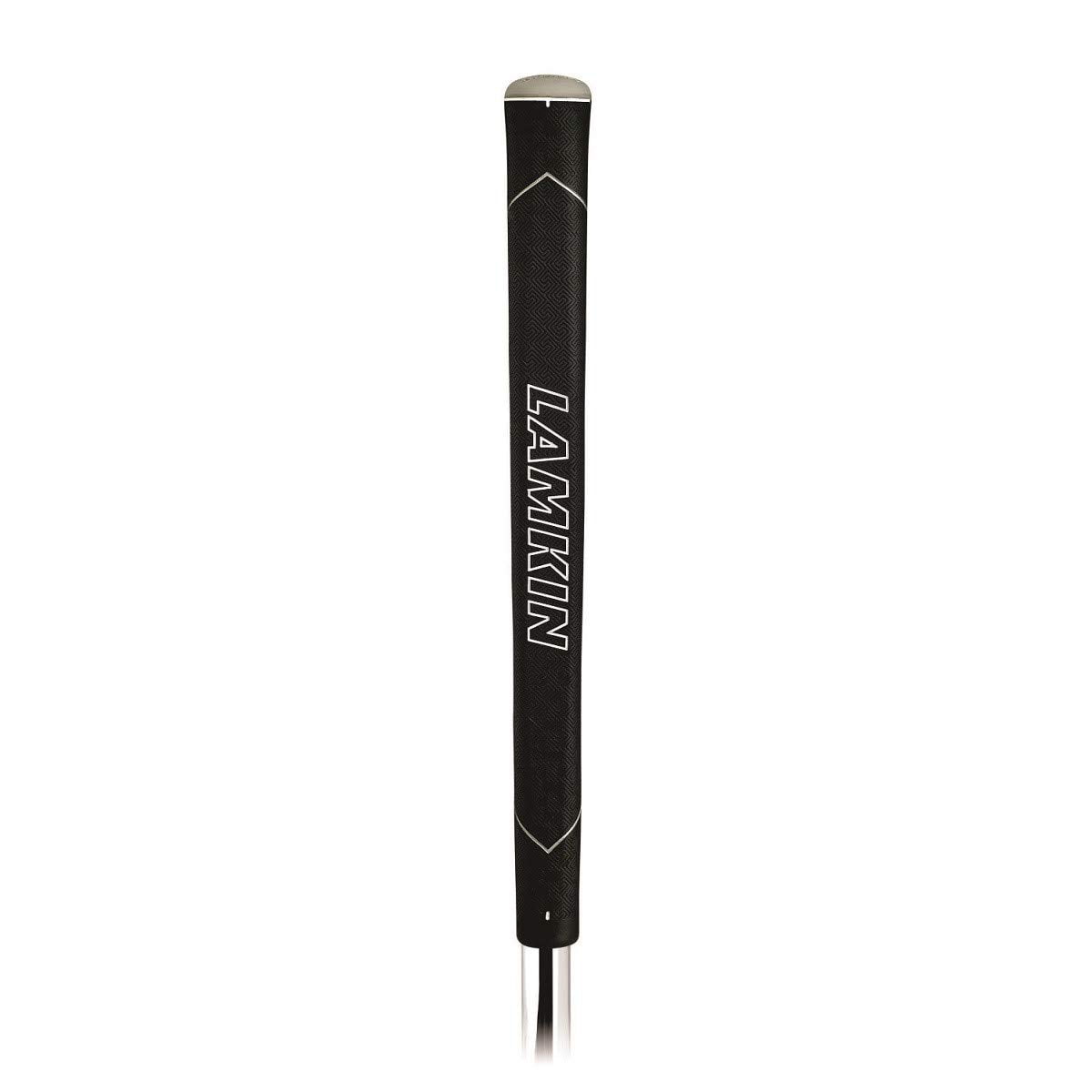 Lamkin Sink Fit Skinny Pistol Rubber Putter Grip - Black / Grey + Free Tape
