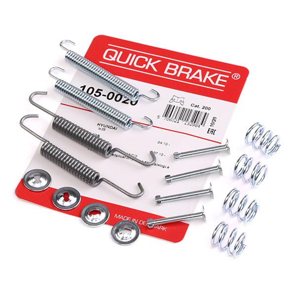Rear QUICK BRAKE 105-0020 Accessory Kit, parking brake shoes for FIAT,HYUNDAI,KI - Image 8