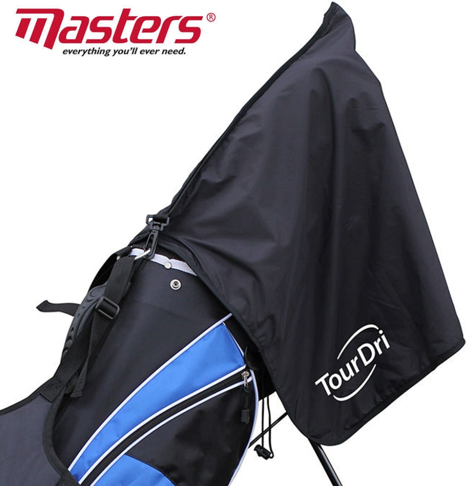 MASTERS TOUR DRI RAIN HOOD TOWEL / WATERPROOF GOLF BAG RAIN HOOD / GOLF TOWEL