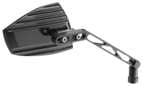 Free Shipping Highsider Pro Wave Black/Silver Handlebar Mirror For Motorcycle