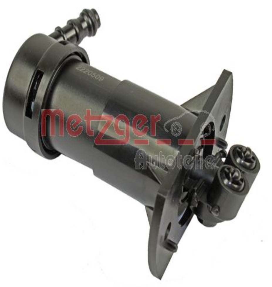 Original METZGER Headlight Washer Nozzle 2220509 for Audi