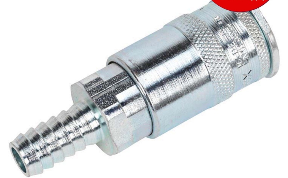 Sealey AC77 PCL Coupling Body Tailpiece for 3/8"" Hose
